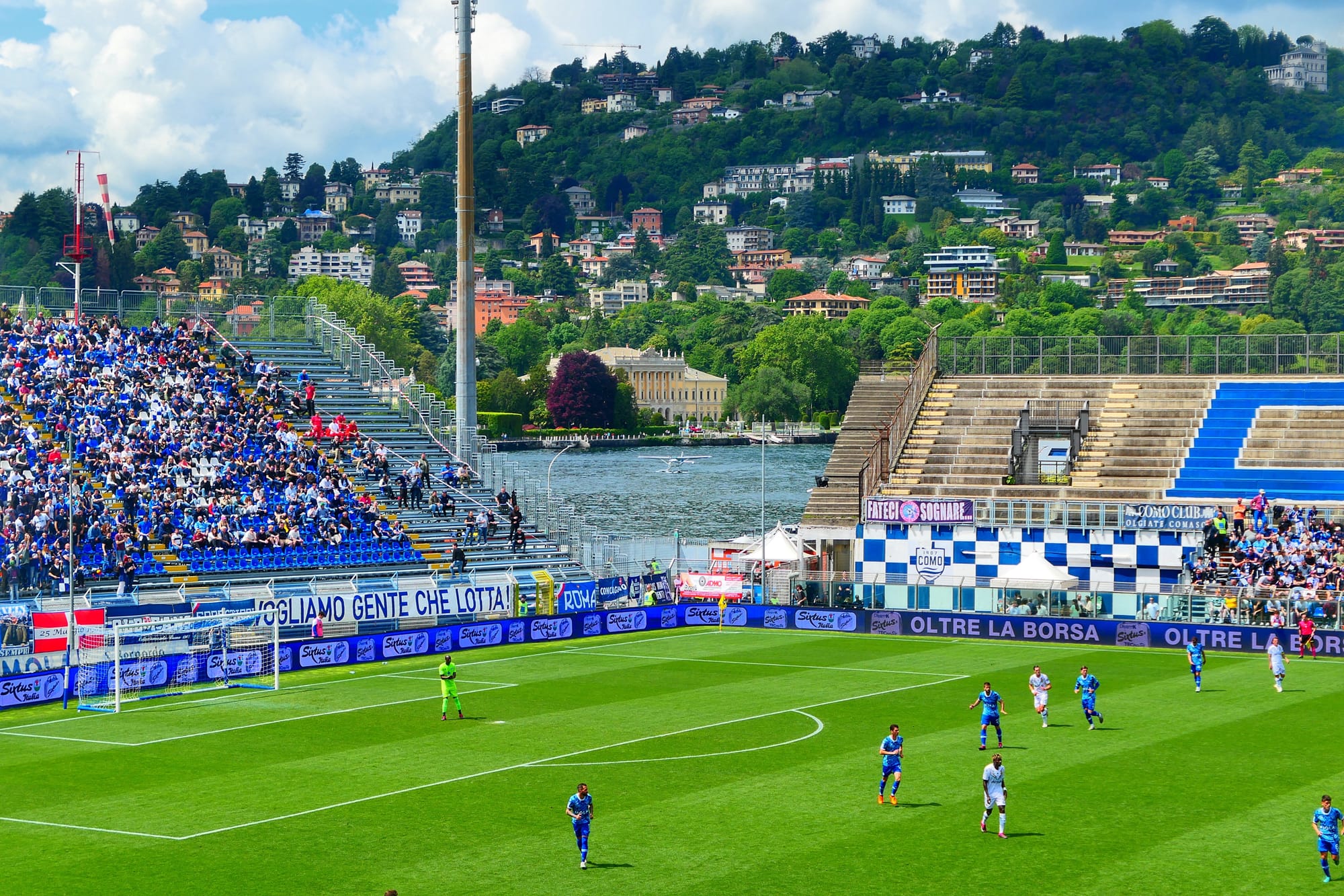 Como's stadium, Stadio Giuseppe Sinigaglia, is perfect for a football city break