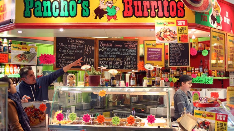 Panchos Burritos - city guide to Manchester for away fans, away pubs, and best food