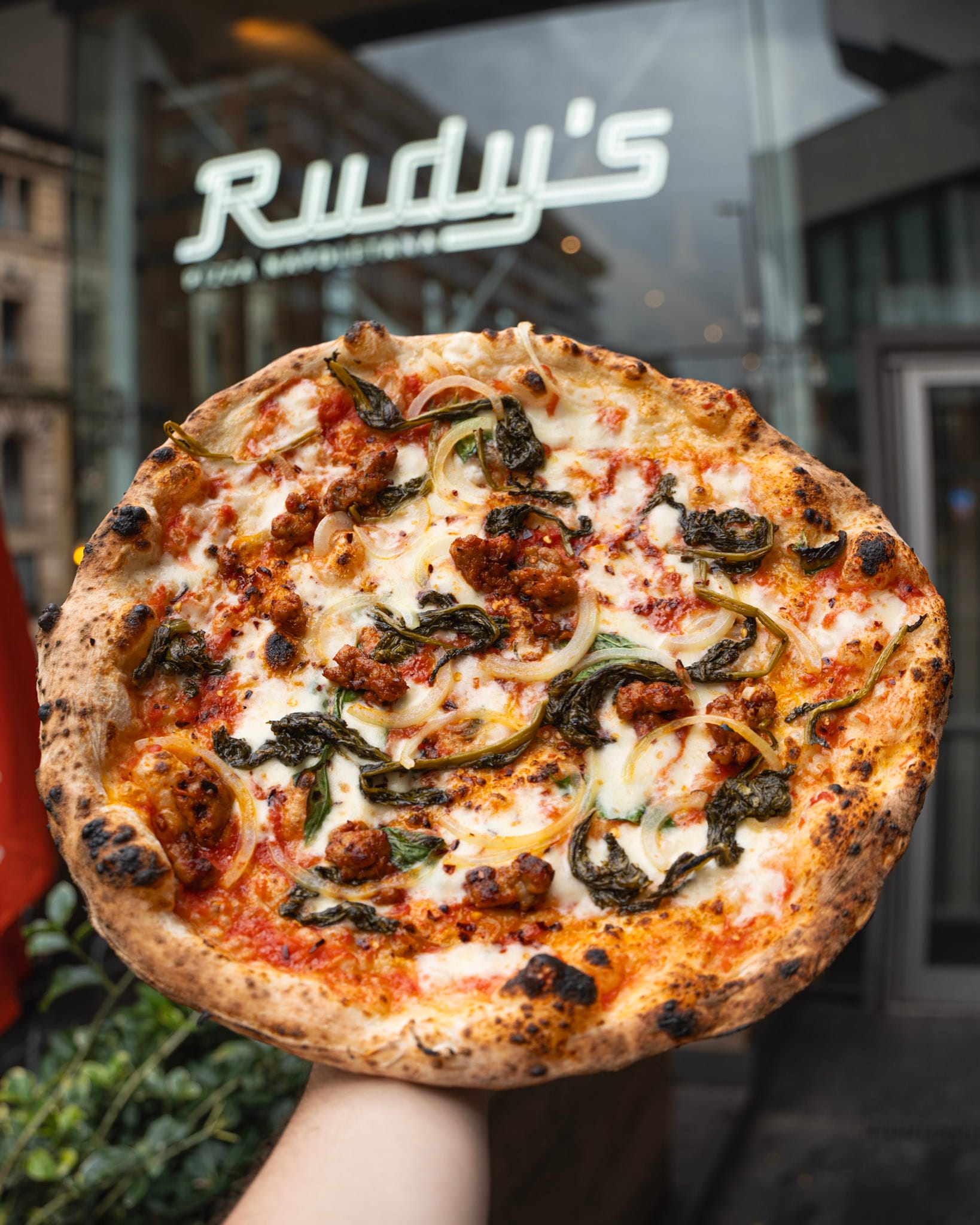 Rudy’s Neapolitan Pizza Manchester - city guide to Manchester for away fans, away pubs, and best food