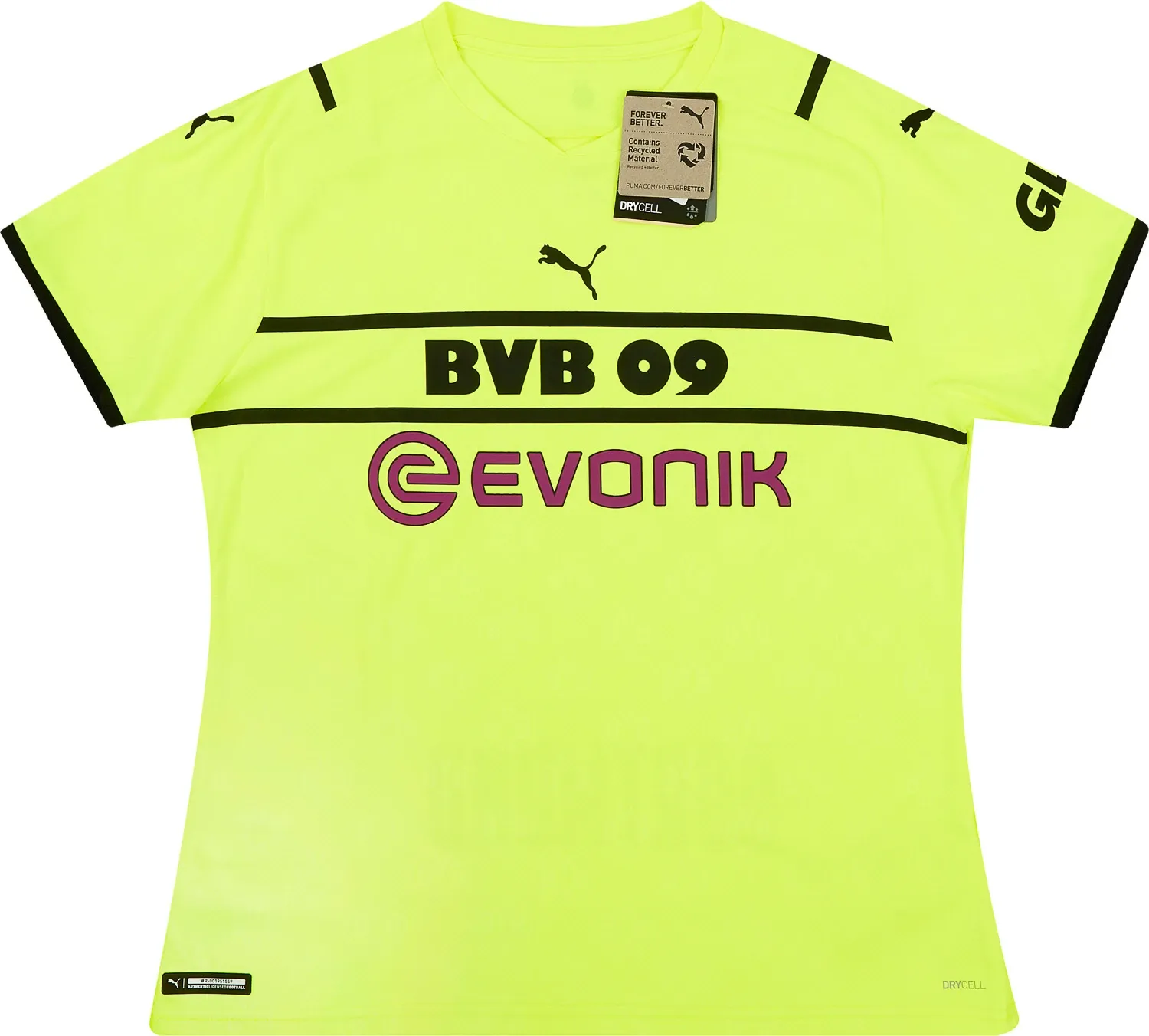 Classic Football Shirts - 2021-22 Borussia Dortmund Puma Cup Shirt (Women's)