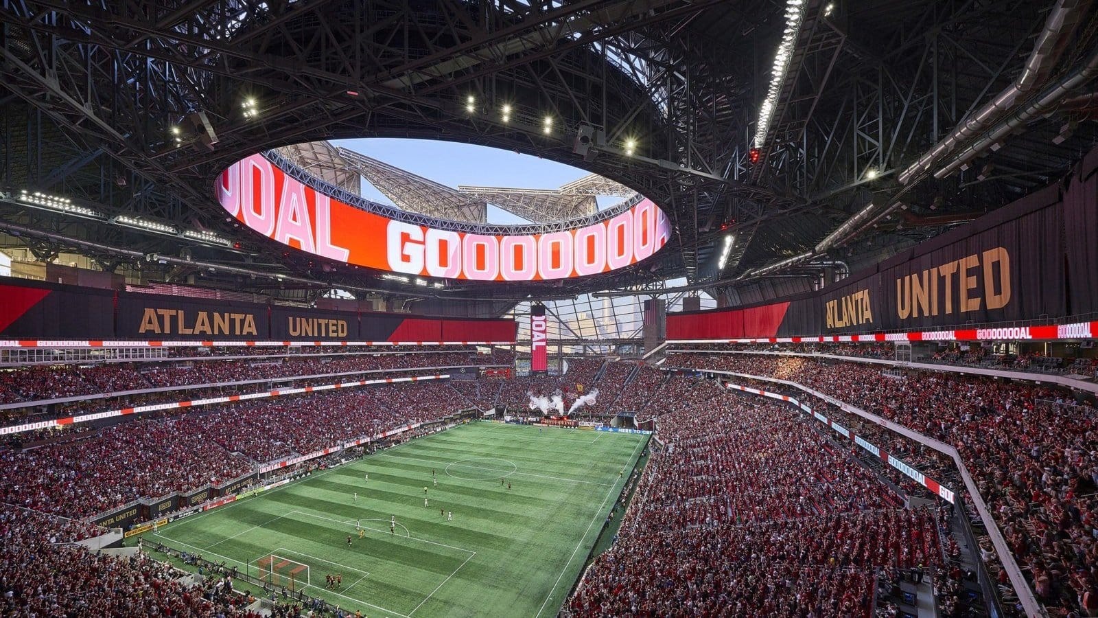 Mercedes-Benz Stadium in Atlanta, home to Atlanta United FC is one of the 50 Best Football Stadiums in the World to Visit Before You Turn 50 Years Old