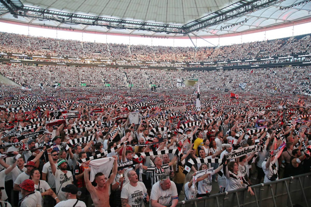 Eintracht Frankfurt - Deutsche Bank Park - Best Football Atmospheres in Europe 2024