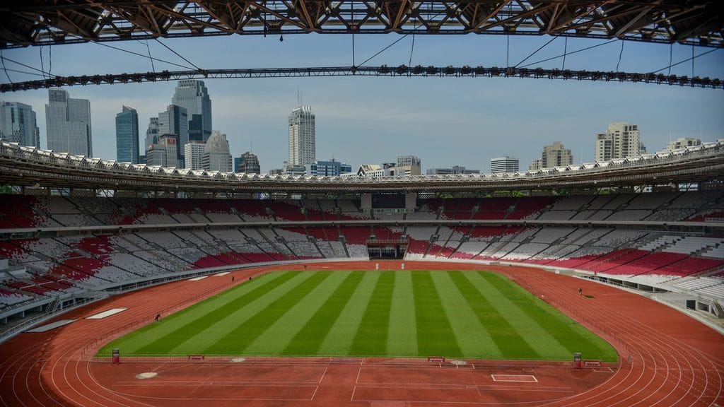 Gelora Bung Karno Stadium in Jakarta Indonesia is one of the 50 Best Football Stadiums in the World to Visit Before You Turn 50 Years Old