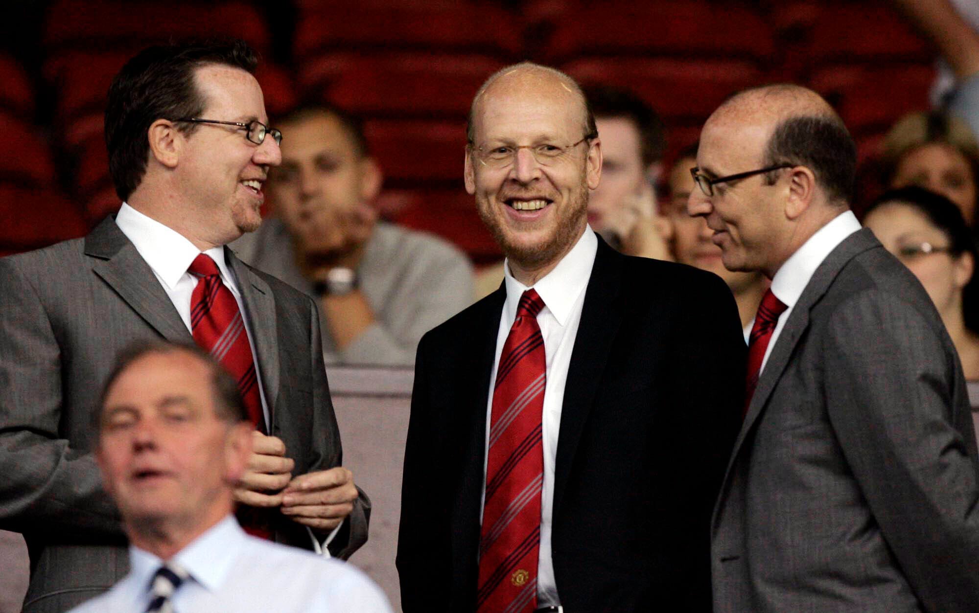 Joel Glazer and Avram Glazer, the American Jewish owners of Manchester United