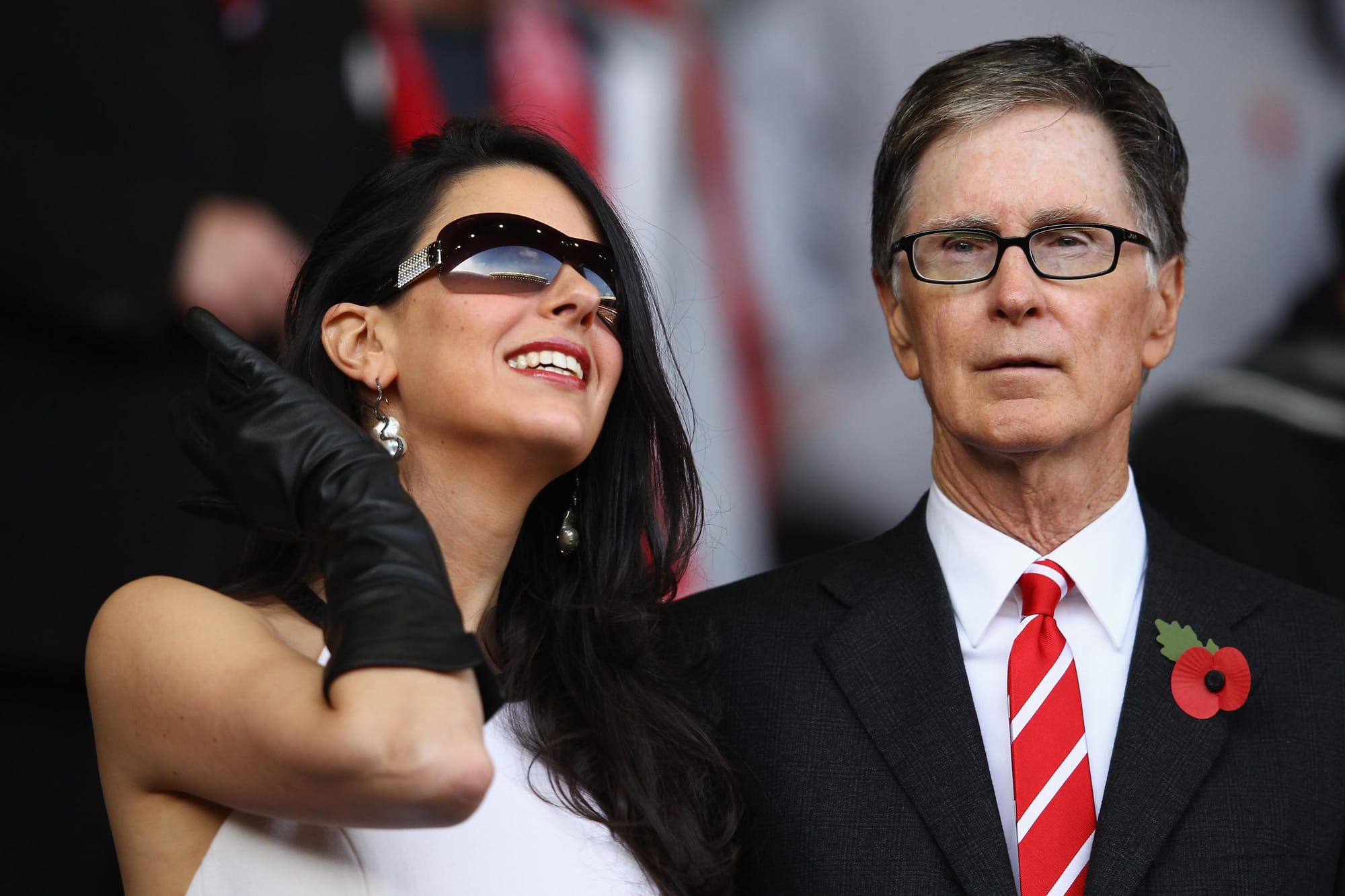 John W Henry and wife Linda Pizzuti - Liverpool's American owners Fenway Sports Group