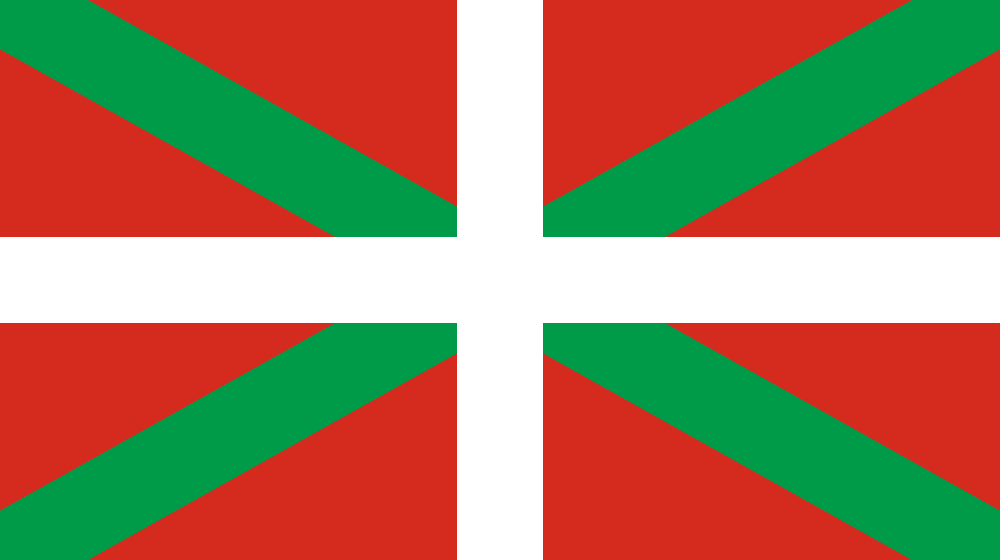 The Ikurrina is the Basque flag, a symbol of national identity for people from País Vasco