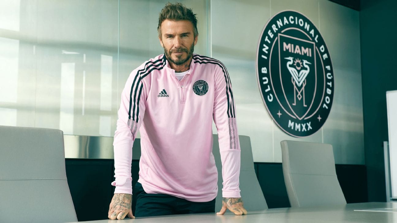 David Beckham owns Inter Miami in the MLS - celebrities who own football clubs