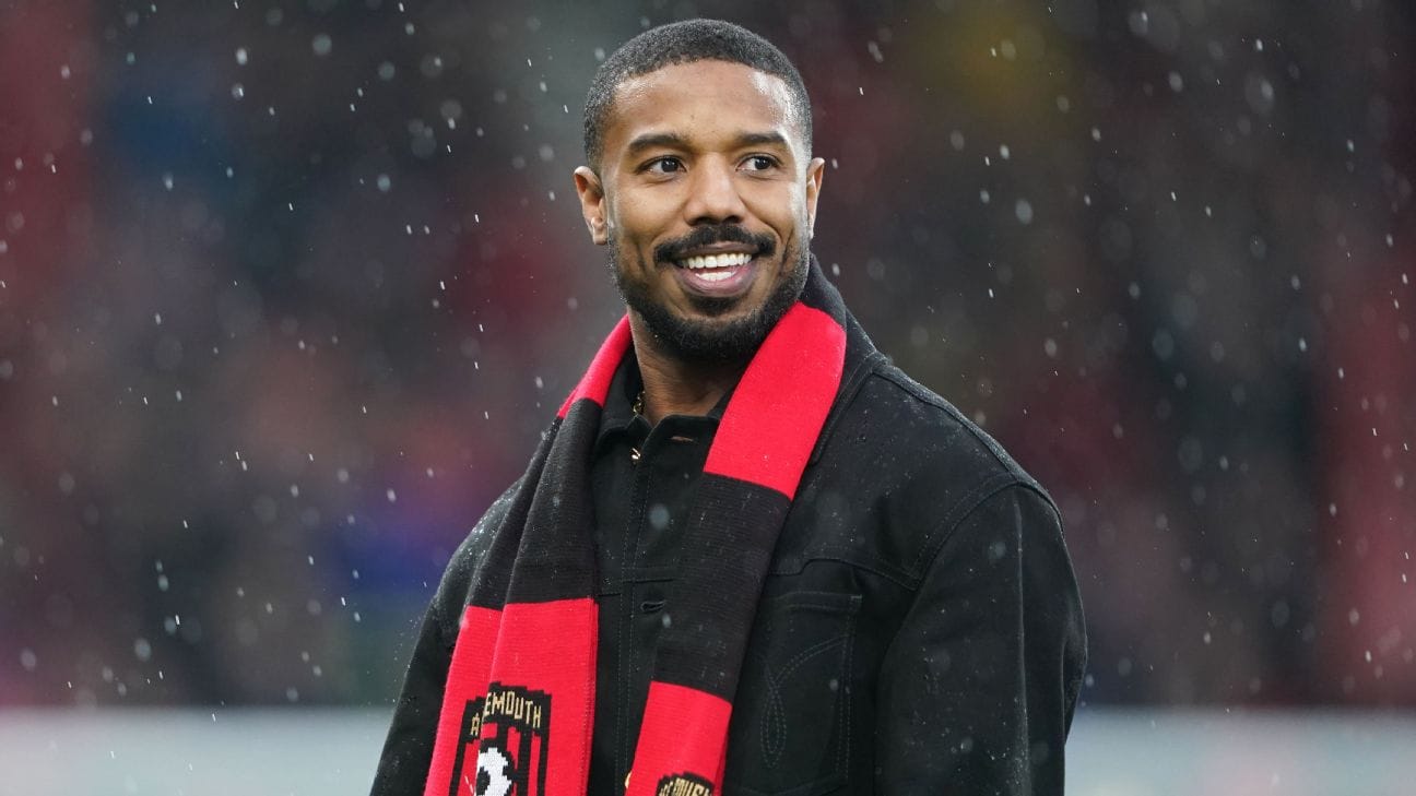 Michael B. Jordan part-owns AFC Bournemouth - celebrities who own football clubs