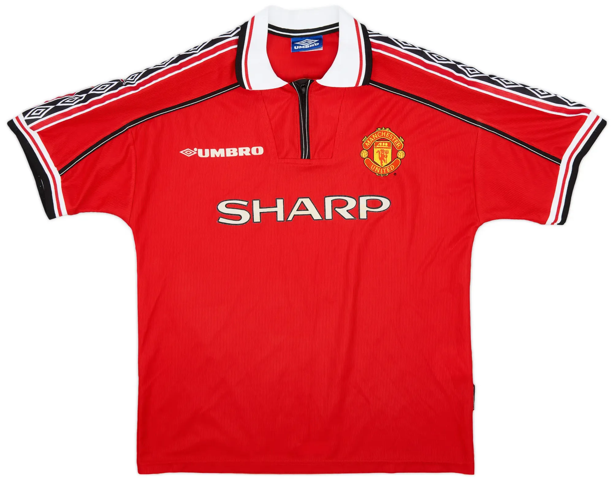 Manchester United 1999-2000 Umbro Home Shirt - best Manchester United retro shirts to buy in 2024