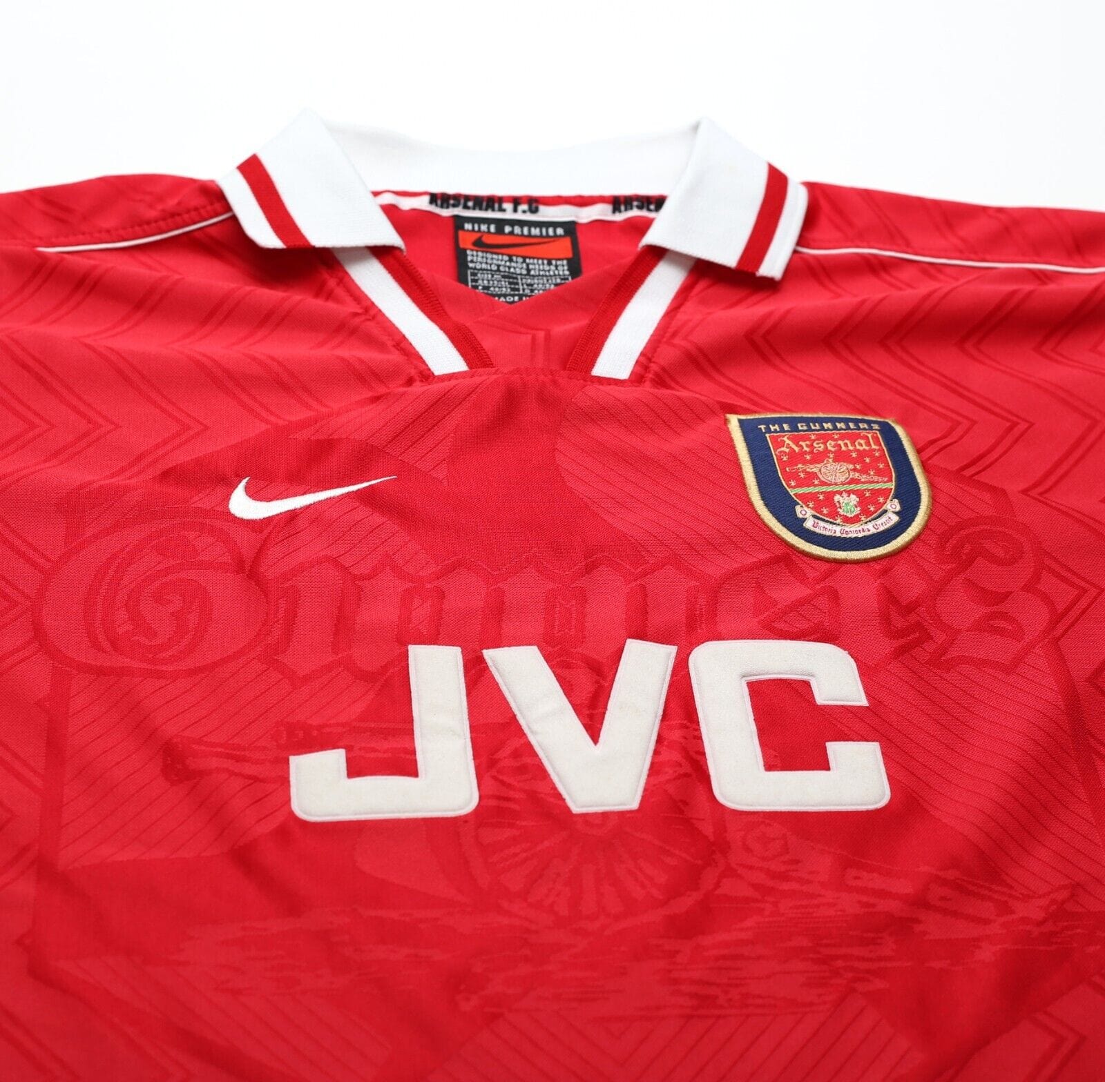 1996/98 Arsenal Nike home - Best Arsenal kits of all time