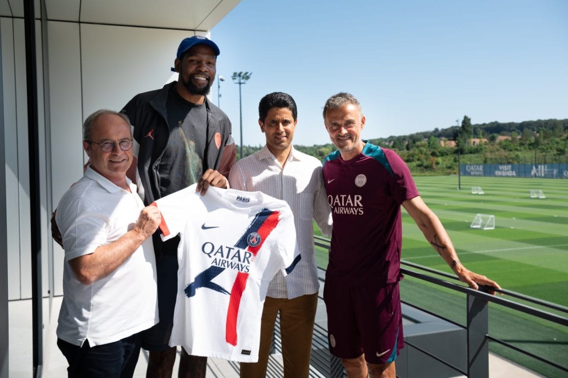 Kevin Durant invests in PSG as a minority stakeholder. 